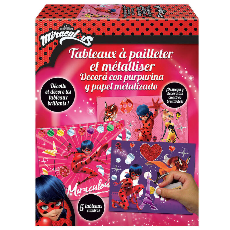 Decora con Purpurina y Papel Metalizado Prodigiosa Ladybug